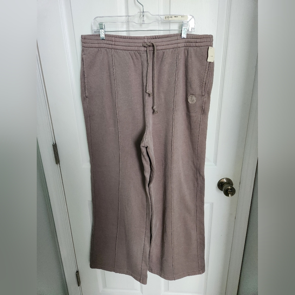 NWT PINK Wide Leg Sweat Pants